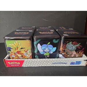 Pokemon TCG Stack'em Tin Lot Of 6 2025 Sealed  W/ Display! 🔥🔥